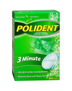 Polident 3 Minute Anti-Bacterial Denture Cleanser