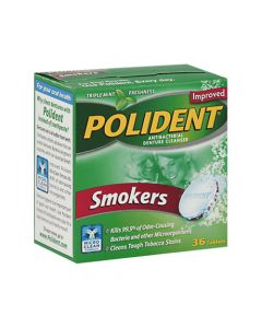 Polident Smokers Antibacterial Denture Cleanser
