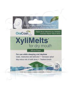 OraCoat XyliMelts for Dry Mouth - Mint Free